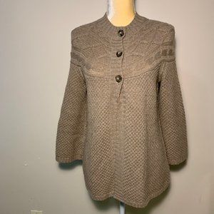 JOIE  Knit Tan Cardigan Size M.
